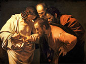 The Incredulity of St. Thomas 1602 - Doubting Thomas By Caravaggio