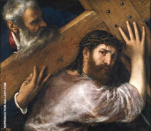 Christ Carrying The Cross By Tiziano Vecellio (TITIAN)