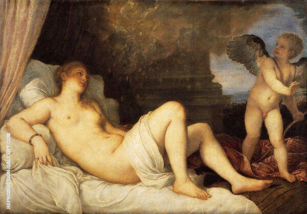 Danae 1544 by Tiziano Vecellio (TITIAN) | Oil Painting Reproduction