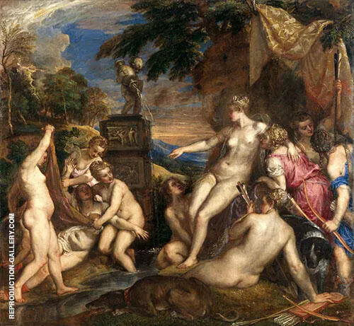Diana and Callisto 1556 By Tiziano Vecellio (TITIAN)