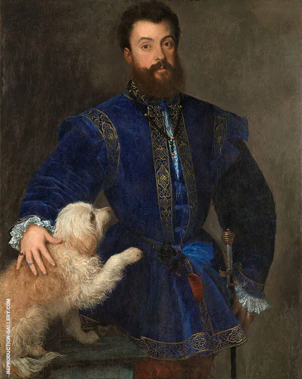 Portrait of Federico II Gonzaga 1529 By Tiziano Vecellio (TITIAN)