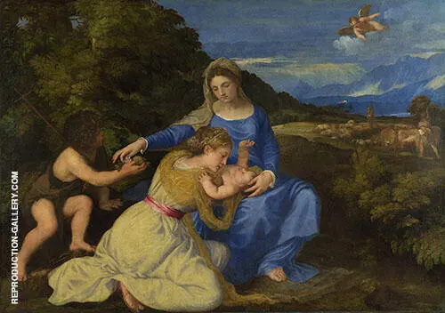 The Aldobrandini Madonna 1530 By Tiziano Vecellio (TITIAN)