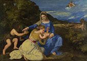 The Aldobrandini Madonna 1530 By Tiziano Vecellio (TITIAN)
