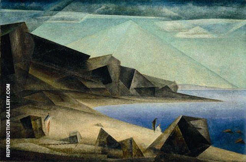 The High Shore 1923 by Lyonel Feininger | Oil Painting Reproduction