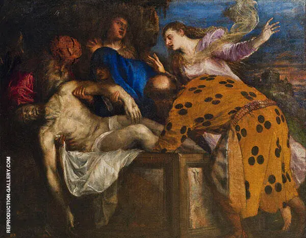 The Entombment 1572 By Tiziano Vecellio (TITIAN)