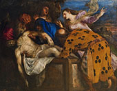 The Entombment 1572 By Tiziano Vecellio (TITIAN)