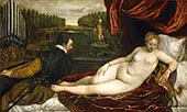 Venus with an Organist and a Dog 1550 By Tiziano Vecellio (TITIAN)