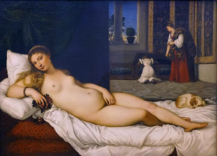 Venus of Urbino 1538 By Tiziano Vecellio (TITIAN)