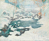 Icebound 1889 By John Henry Twachtman