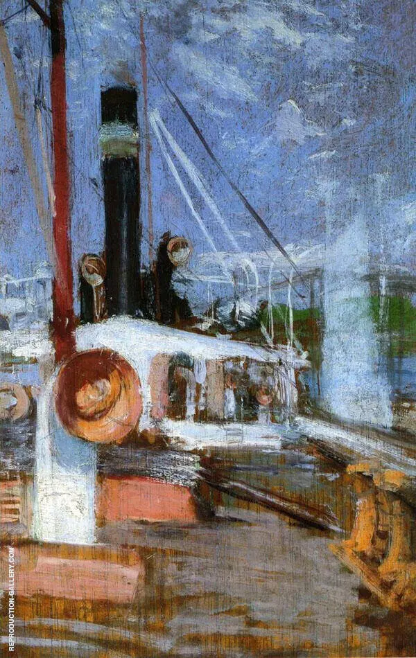 Aboard a Steamer 1902 By John Henry Twachtman