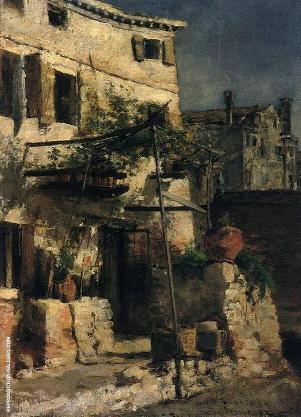 Venetian Scene 1877 By John Henry Twachtman