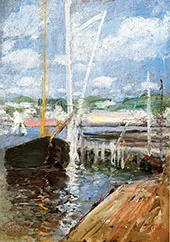 Boat Landing c1900 By John Henry Twachtman
