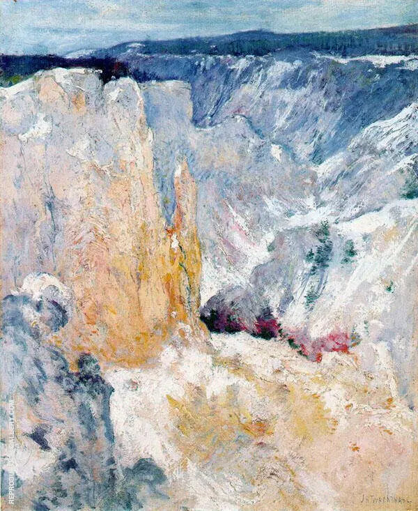 Canyon in the Yellowstone 1895 By John Henry Twachtman