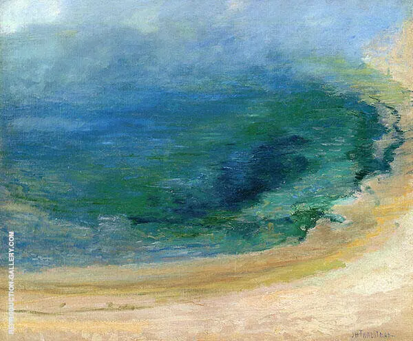 Edge of the Emerald Pool Yellowstone 1895 By John Henry Twachtman