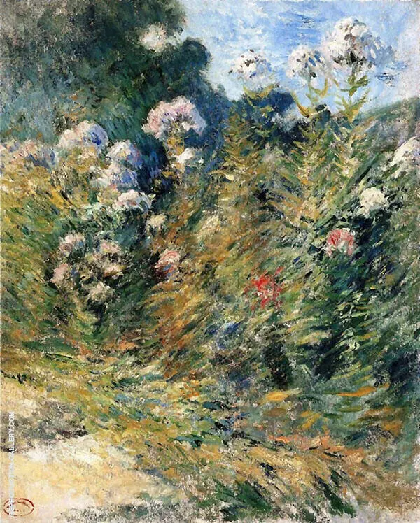 Flower Garden c1900 By John Henry Twachtman