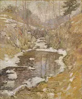 Hemlock Pool c1900 By John Henry Twachtman