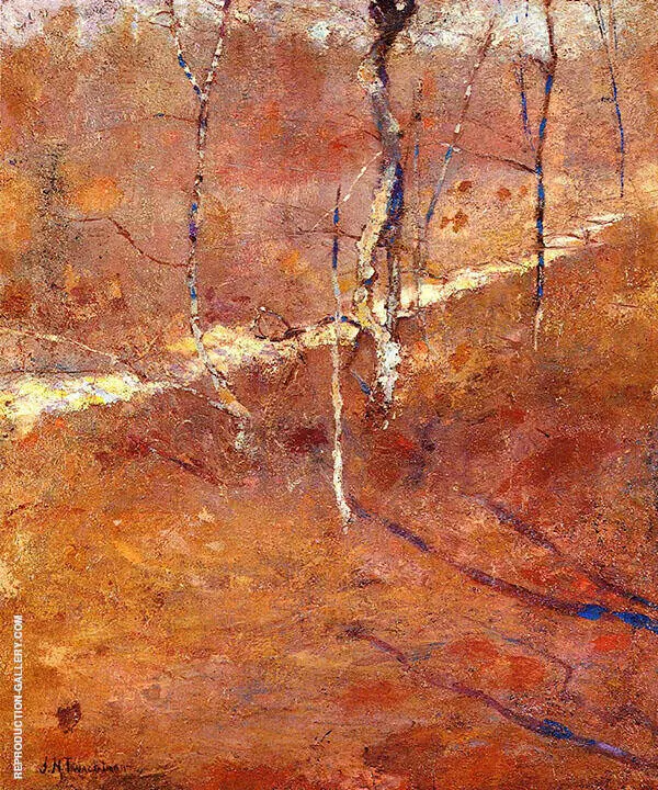 Autumn Landscape By John Henry Twachtman