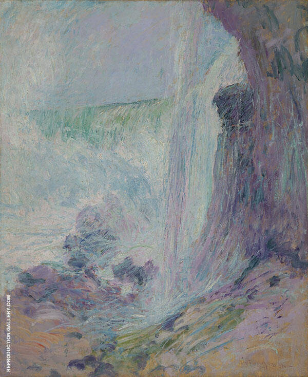 Niagra Falls c1900 by John Henry Twachtman | Oil Painting Reproduction