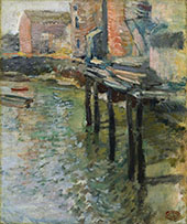 The Old Mill at Cos Cobb c1900 By John Henry Twachtman