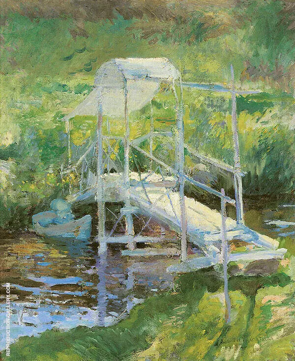 The White Bridge 1900 By John Henry Twachtman