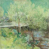 The White Bridge 1895 By John Henry Twachtman