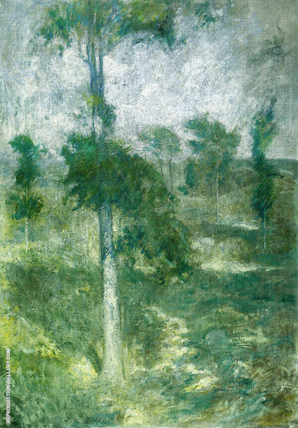 Tulip Tree Greenwich by John Henry Twachtman | Oil Painting Reproduction