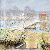 View from the Holley House 1901 By John Henry Twachtman