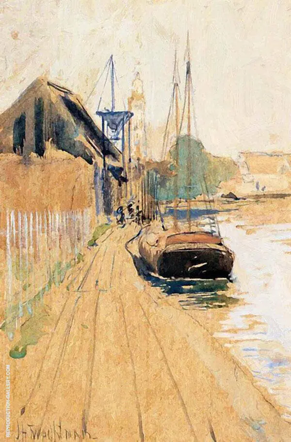 Waterside Scene 1889 By John Henry Twachtman