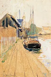 Waterside Scene 1889 By John Henry Twachtman