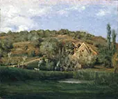 A French Homestead By J. Alden Weir