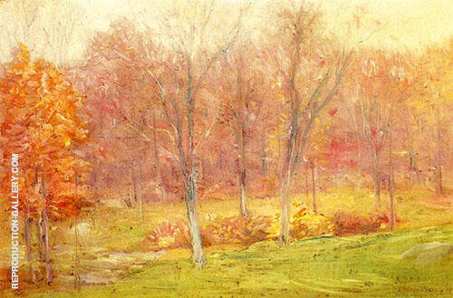 Autumn Rain 1890 by J. Alden Weir | Oil Painting Reproduction