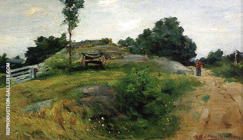 Connecticut Scene 1888 by J. Alden Weir | Oil Painting Reproduction