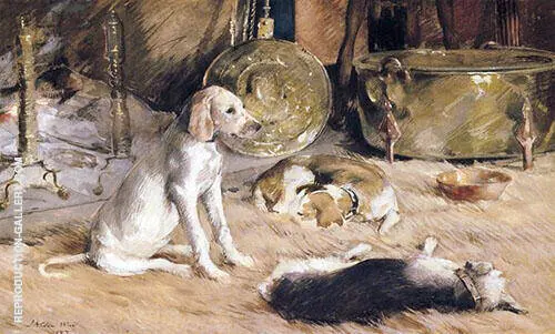 Fireside Dreams 1887 By J. Alden Weir