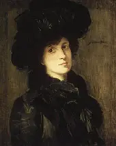 Girl in Black By J. Alden Weir