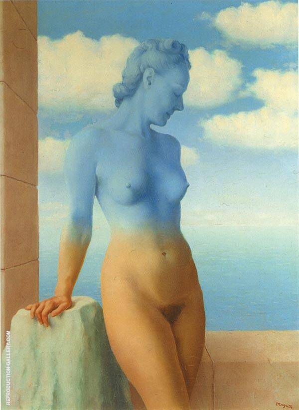 Black Magic 1945 by Rene Magritte | Oil Painting Reproduction