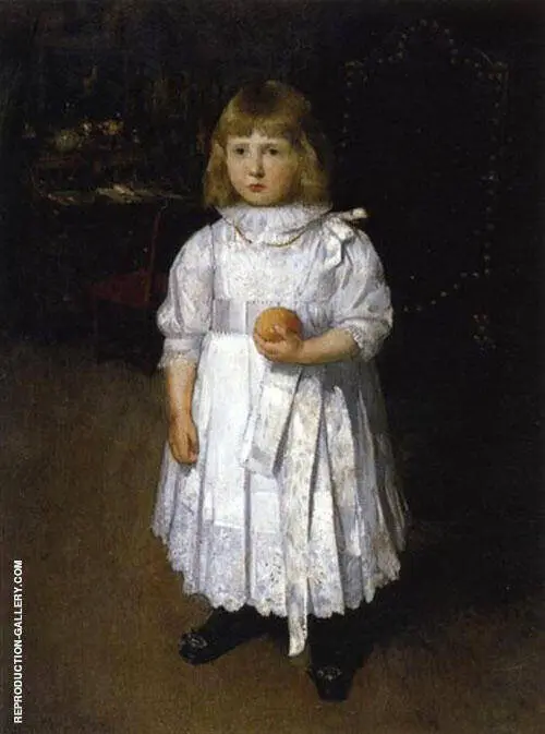 Portrait of Cara 1887 By J. Alden Weir