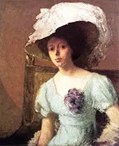 The Blue Gown By J. Alden Weir