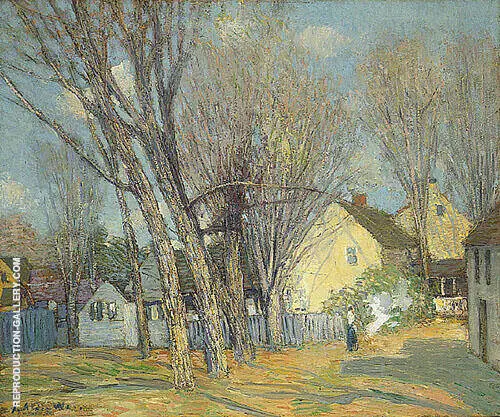 Windham Village By J. Alden Weir