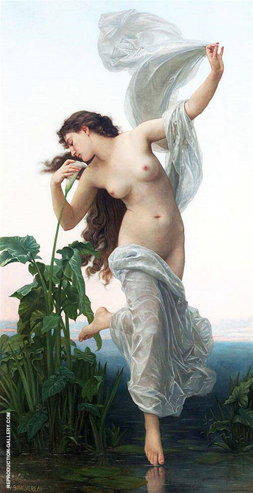 Dawn by William-Adolphe Bouguereau | Oil Painting Reproduction