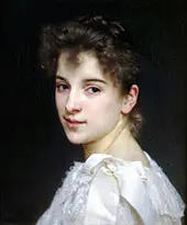Gabrielle Cot By William-Adolphe Bouguereau