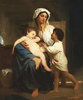 Le Sommeil c1866 By William-Adolphe Bouguereau