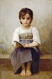 The Difficult Lesson 1884 By William-Adolphe Bouguereau