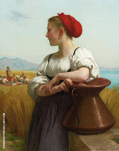 The Harvester by William-Adolphe Bouguereau | Oil Painting Reproduction