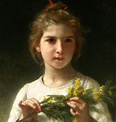 The Mimosa Flower 1899 By William-Adolphe Bouguereau