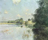 On the River 1903 By Willard Leroy Metcalf