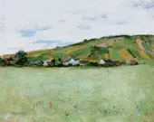 Oatfield Giverny 1888 By Willard Leroy Metcalf