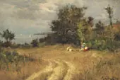 Sandy Hollow Massachusetts 1877 By Willard Leroy Metcalf