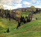Flying Shadows c1909 By Willard Leroy Metcalf