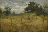 Grain Field By Willard Leroy Metcalf