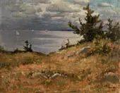 Great Diamond Island Casco Bay, Maine, from Cushing"s Island By Willard Leroy Metcalf